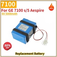 7100 High Quality Battery 6V 5000mAh For GE 7100 s/5 Aespire Brand New Replacement Battery