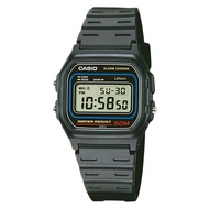 Jam Tangan Pria Casio Standard W-59-1VQD W59 W-59 Black Resin Strap