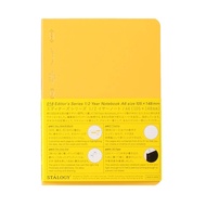 NITOMOS STALOGY A6 Grid Notebook 1/2 Year Note Black S4115  
NITOMOS STALOGY A6 Grid Notebook 365 Da