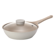 NEOFLam 耐用富林 Bella系列 炒鍋 附玻璃鍋蓋 IH電磁爐適用  28cm  1組
