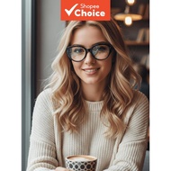 Y2K-Inspired Slim-Rimmed Reading Glasses With Oval Frames In A Stylish Millennial Aesthetic