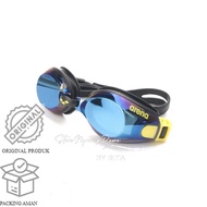 Arena Swim Goggles Zoom Mirror AGG-591M - Blue BLU For Adults 100% original arena