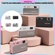 Star Resolution 4K Digital Camera with 16X Opticals Zooms And Slide Cover Design For Stunning 4K Ima