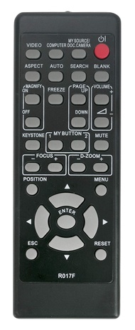 R017F Replaced Remote fit for Hitachi Projector R001 R004 ROO7 R007A R016F R016A R017A HCP-320X Q311