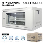 ตู้RACK NETWORK CABINET 6U (40 CM.) AXN-6U NEW สีขาว ประกอบแล้ว ยี่ห้อARNOX
