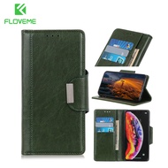 Floveme Luxury Leather Case For Samsung Galaxy A02 A03S A82 A72 A52 A32 A22 S21 FE Card Slot Wallet 