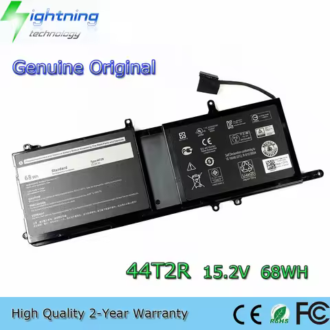 New Genuine Original 44T2R 15.2V 68Wh Laptop Battery for Dell Alienware 15 R3 17 R4 Series 546FF 0HF