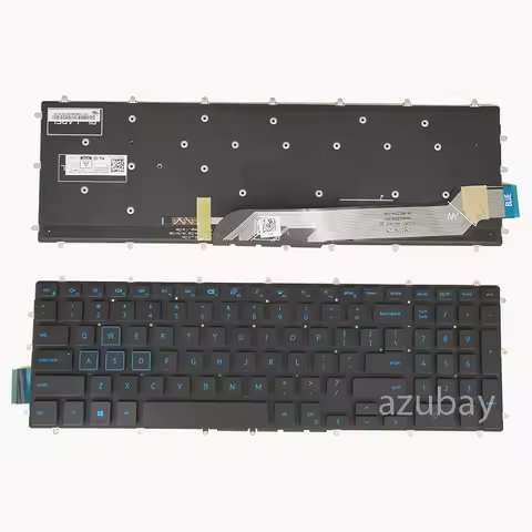 US Keyboard for Dell Inspiron G5 15 5587, G5 15 5500, G7 15 7588, 15 SE 5505, NSK-EC4BW 01, 0D6D4C, 