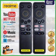 【 】Replacement REALME Netflix Google Prime Video Music Voice Function Android Smart TV Sticks 2K 4K Remote