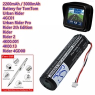 GPS Navigator Battery 6027A0050901, MALAGA, L5 for TomTom 4GC01,4GD00, Urban Rider, Pro, 2th Edition