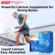 BYHEALTH | Calcium D3 K2 Supplement Liqui-Calcium for Adults