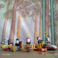 【柯棉被】[隨時下架] 二手 玩具 超商 7-11 哆啦A夢 LED發光公仔組 交通大發明