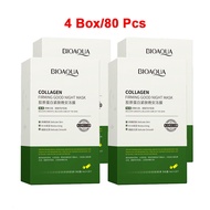 [20 cái/hộp] BIOAOUA Collagen làm săn chắc da mặt nạ dùng khi ngủ mặt nạ làm trắng dưỡng ẩm ban đầu 