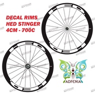 Hed STINGER Sticker 3cm Width Sticker Decal Rims Rims Roadbike Fixedgear 700c