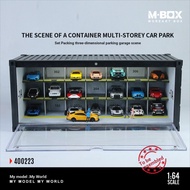 ※ Sell ※ MBOX Container Series Three-Dimensional Parking Garage Scene Simulation Model Anti-dust wit