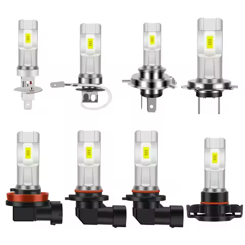 DC12V 24V 80W Car Headlight H1 H3 H4 H7 H8/H11 9005 9006 H16 LED Bulb Head Lamp 1800LM CSP LED Chips