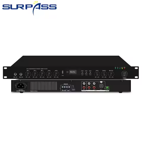 Home theater sound system 100V/70V/4-16 ohms amplifier PA System Built-in Class D Power Amplifier Au
