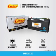 [ Installation Provided ] DIN100L | DIN100 | LN5 MF Century Continental (SDFC) MF Car Battery Bateri