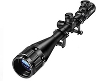 CVLIFE Rifle Scope 6-24x50 AO Red and Green Illuminated Long Range Scope for Hunting with Scope Ring