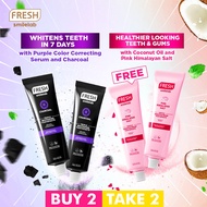 (Buy 2, Take 2) Fresh Smilelab Charcoal + Pink Himalayan Salt 35g