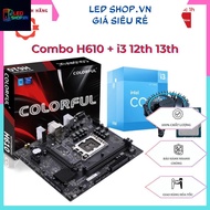 COMBO main COLORFUL H610M-E M.2 V20 (NEW FULL PORT)+ i3 12100F (NEW- BRAND BOX - Tray) LGA 1700 genu