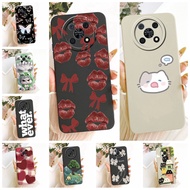 For Huawei Nova Y90 Case Cover Silicone Fashion Cute Cat Funny Pattern Casing For Huawei CTR-LX2 CTR