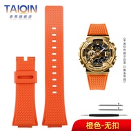 สายนาฬิกาสำหรับคาสิโอ GM-110สายนาฬิกาเหล็กสำหรับ G-shock gm110สายนาฬิกาหัวเข็มขัดเต่าแข็งสแตนเลส