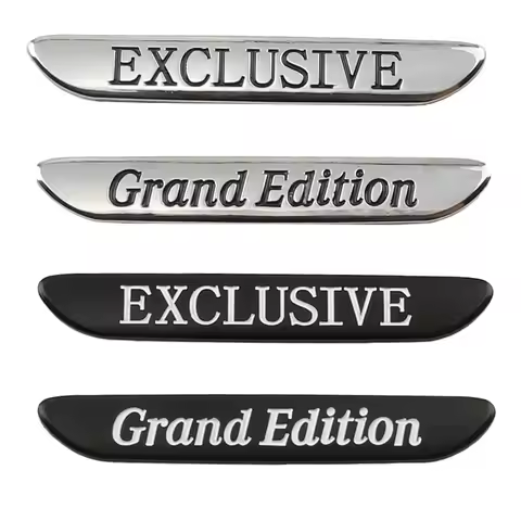 3D Metal Car Sticker EXCLUSIVE Grand Edition Fender Logo Decals For Mercedes Benz C260 C300 E260 E30