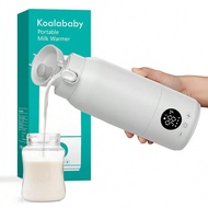 Portable Baby Milk Bottle Warmer - Wireless Travel Formula Dispenser, Keeps Milk Warm, 500ml Stainle