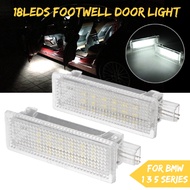 18 LED Footwell Door Interior Light 63316972605 For BMW 1 3 4 5 X Series E82 E90