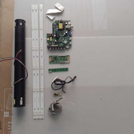 AIWA JH32DT700S 32" TV, MAIN BOARD, TCON, POWER BUTTON, SPEAKER, LVDS CABLE, RIBBON CARD AND BACKLIG