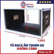 Tủ Rack Âm Thanh 4U 6U 8U Không Cánh Dày Dặn Chắc Chắn Tủ Máy Âm Thanh Nhỏ Gọn - H2Pro Tech