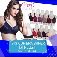 TERACOTTA19 - Bra BH LYDYLY L 021 Large Cup Brocade Bra Without Wire Without Foam 3 Hooks Size 34 - 