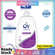 QV Dermcare Face And Body Wash With Ceramides 350ml [EXP: 07/2026] - use for eczema daily wash