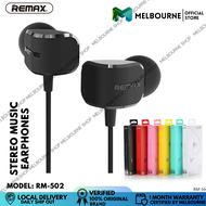 REMAX RM-502 STEREO MUSIC EARPHONES 3.5mm Music Bass in Earphones