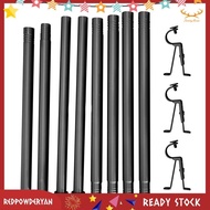 [Stock] Curtain Rods for Windows Window Curtain Rod Adjustable Curtain Rod 3 Meters Curtain Support Rail Durable