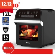 Riino 12L Air Fryer Oven Multi-purpose Digital 16 Preset Menus Air Fryer and 360° Rotisserie Oven
