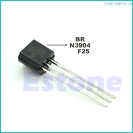 YIN New 100Pcs New 2N3904 TO-92 NPN General Purpose Transistor