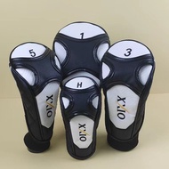 Long Neck Leather Golf Head Cover Replaceable XXIO MP900/MP1000/MP1100/MP1200 9/10/11/12 Series Driv