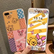 (一套價錢)(X)手機殼 + 鋼化前膜 IPhone7/8/plus/X(S)/XR/XSMAX : 維尼熊