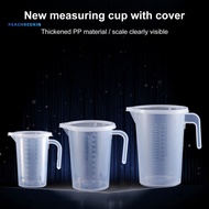 PEK-500ml/1000ml/2000ml Heat-resistant Measuring Cup Strong Toughness Plastic Clear Scale Portable Measuring Jug for