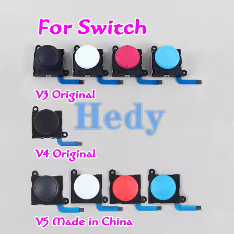 1PC For Nintendo Switch Joy Con Controller NS Repair Part 3D Joystick with Flex Cable Joy Con V3 V4 