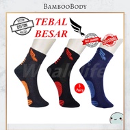 ️ ️ 3 Pair Thick Socks Stoking Tebal Bawah Kerja Sport Cotton SSK 21302