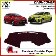 All New Yaris 2014-2021 Car Dashboard Cover (Rasfur Fur) Car Dashboard Fur Carpet/ Car Dashboard Fur
