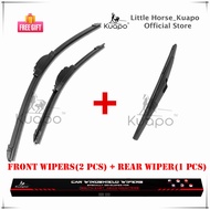 Nissan NV200 Wiper Blade for All Year Model NV 200 Car Window Wipers Set (silicone banana Front / original Rear) from Kuapo