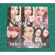 Karina Giselle Winter Ningning Aespa Photocard