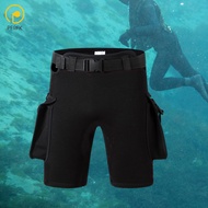 Diving Shorts Men Submersible Pants Neoprene Large Capacity Pockets Wetsuit Shorts for Men Snorkelin