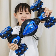 Gesture-Sensing Transforming Car, Large Rechargeable Remote Control Deformation Car, Children's Drif