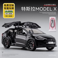 1: 24 Tesla ModelY Car Model Alloy Toy Simulation Boy Decoration 747
