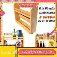 Kitchen spice rack free 5 beautiful jars Tiered spice rack